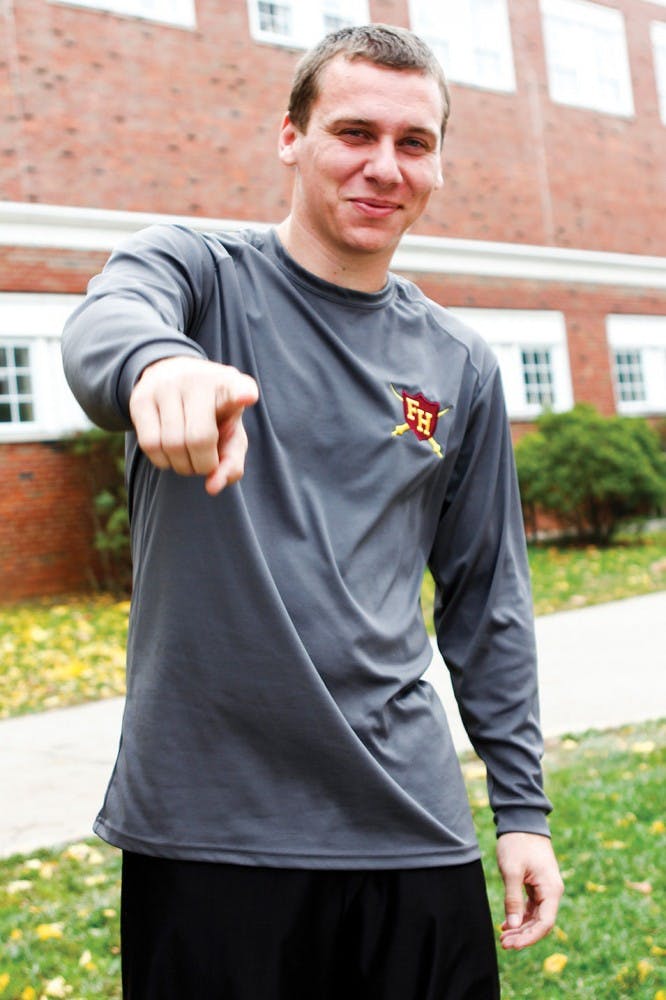 Tony Bowersock, a senior studying exercise physiology  