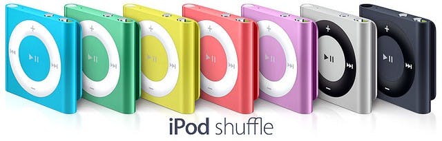 Apple has discontinued the iPod shuffle, pictured above,&nbsp;and iPod nano. (via Flickr Creative Commons user&nbsp;methodshop .com)&nbsp;