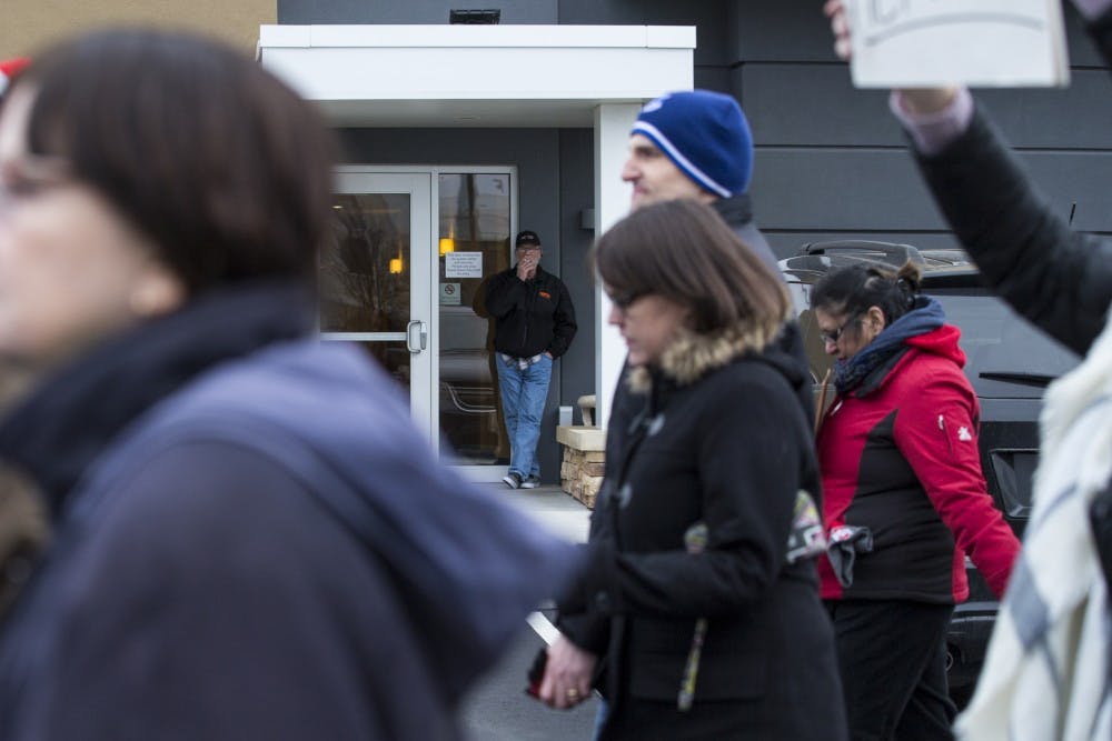 Columbus Airport Protest