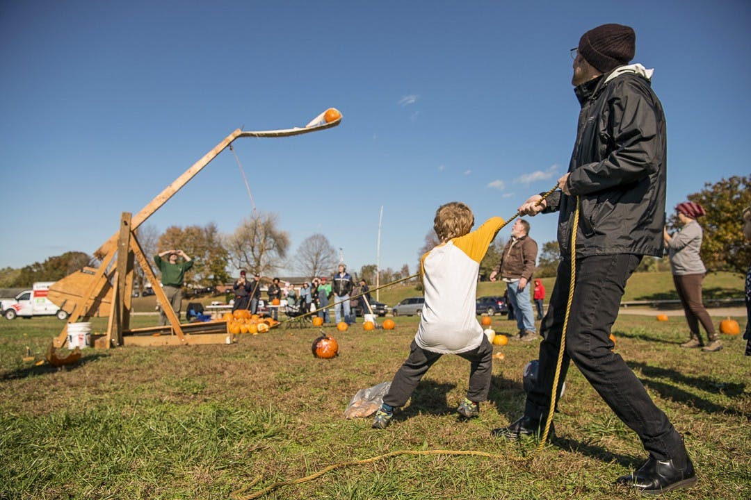 Pumpkin Chuckin' Event