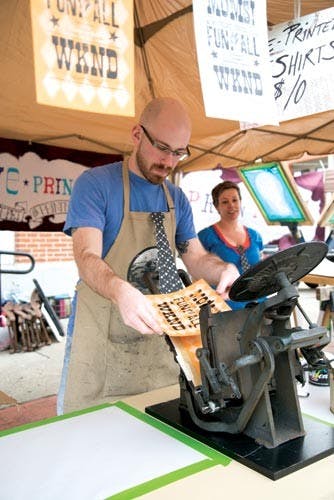 Festival celebrating arts brings locals, students, moms together  