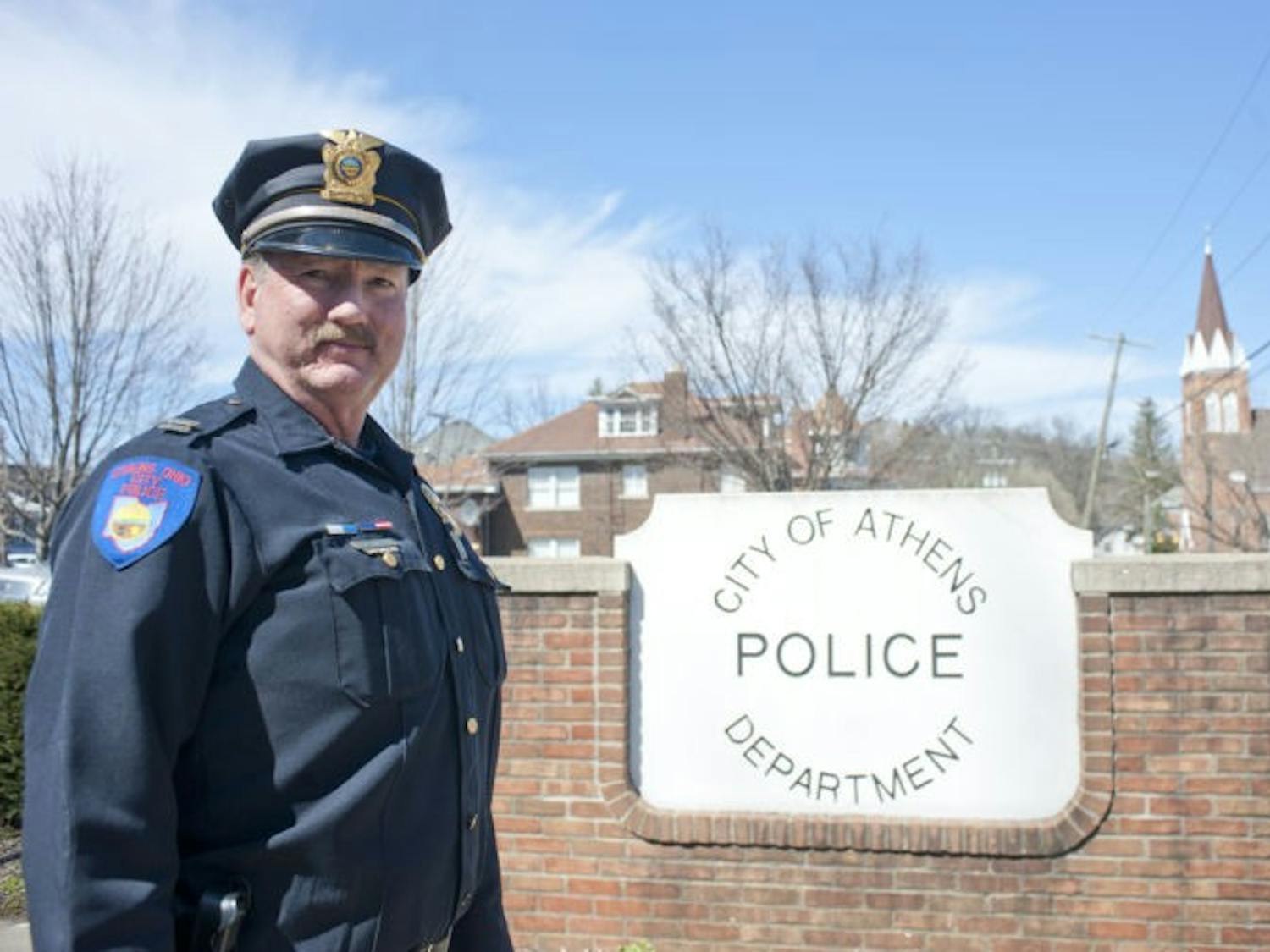 Athens Police swears in temporary captain  