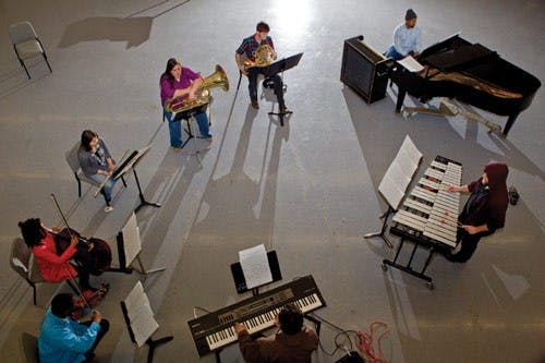Band asks audience to 'focus on the sounds'  