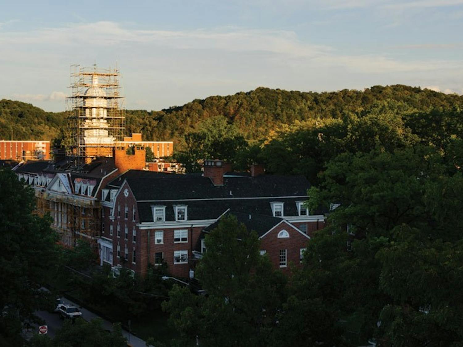 Jeff Hall construction brings new roof, noise issues