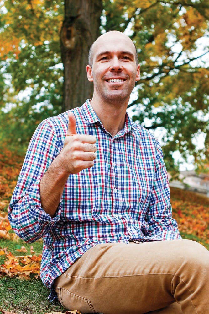 Josh Ottum, a Ph.D. student in interdisciplinary arts  