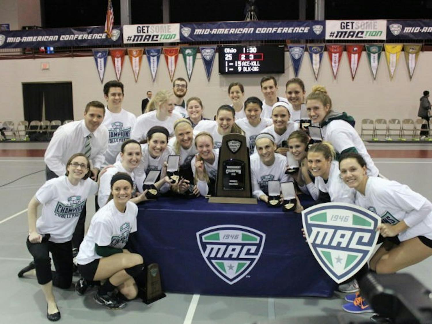 Ohio sweeps Eastern Michigan, wins MAC Tournament