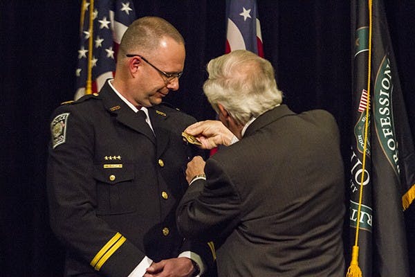 OUPD officers receive gender-neutral badges  