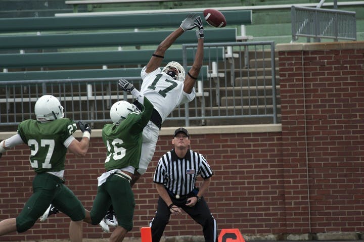 Football: Inconsistency plagues play in spring scrimmage  