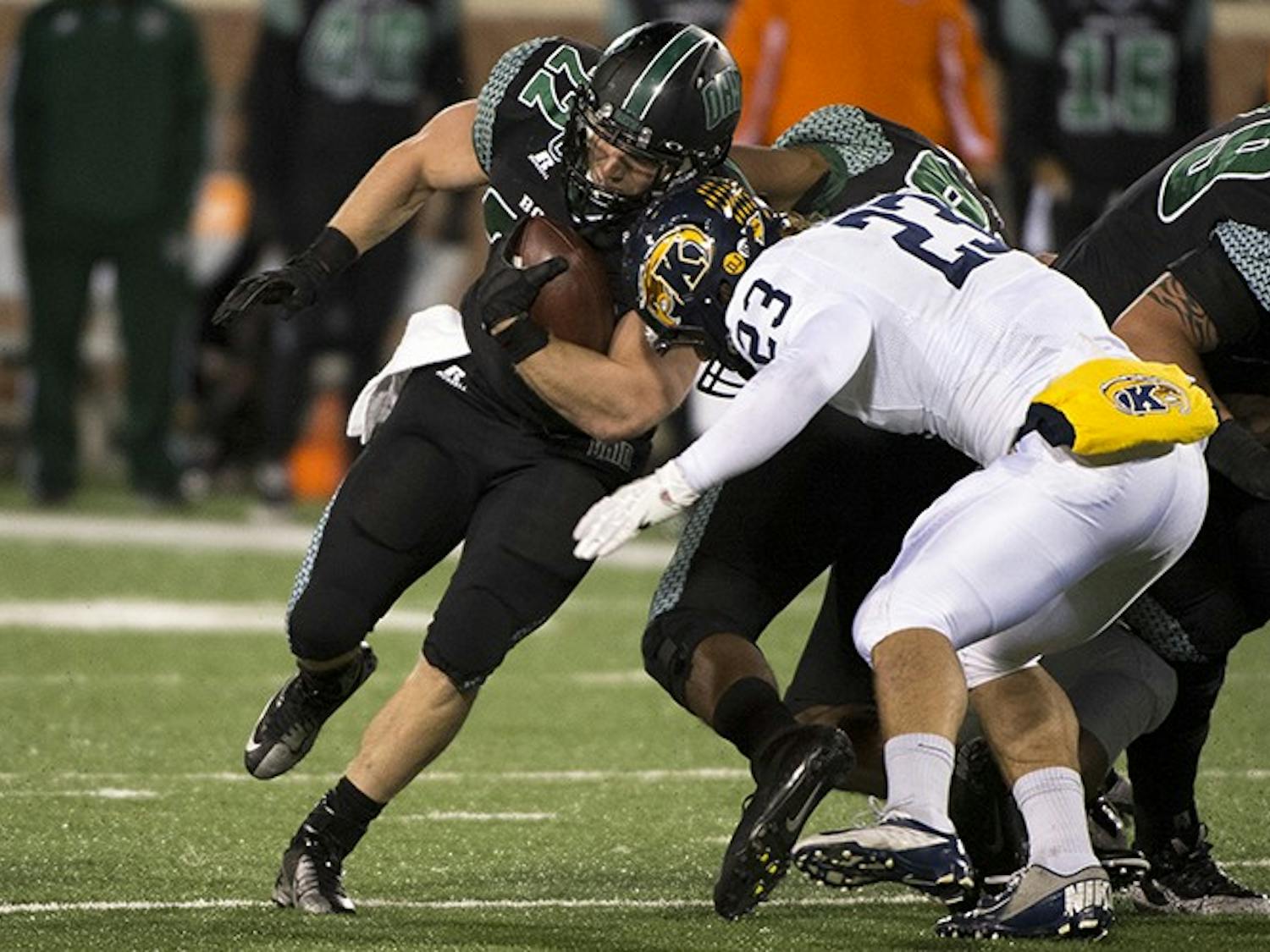 Football: Bobcat Blackout turns 'Cats season funeral as Flashes win 44-13  