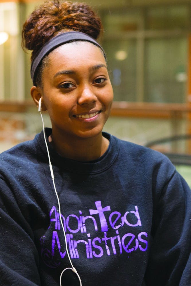 Jordyn Tramble, a senior studying Marketing  