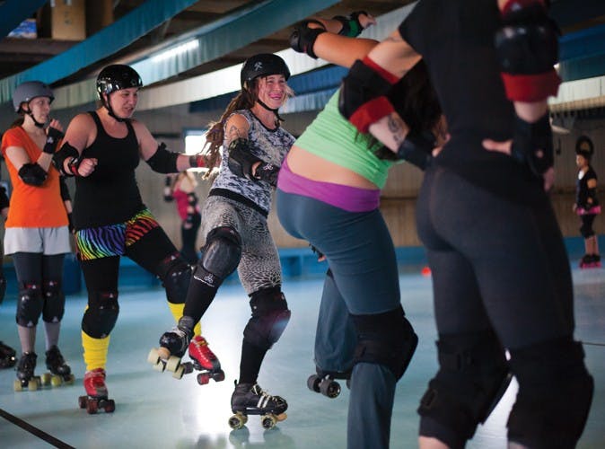 Appalachian Hell Betties don skates, prepare for competition  