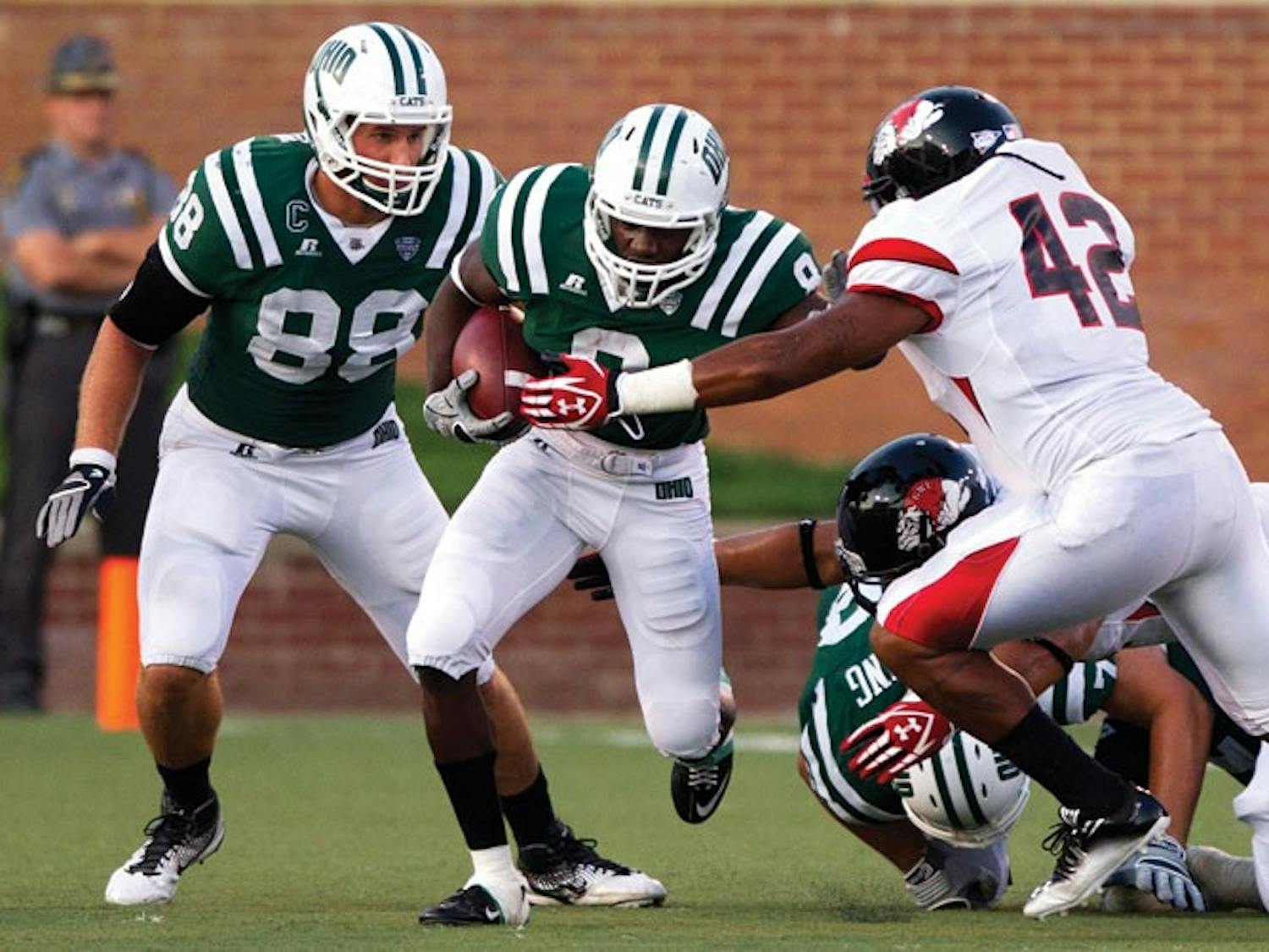 Football: Despite weekend win, Solich focuses on fumbles