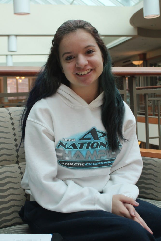 Mackenzie Hintze, freshman, undecided  