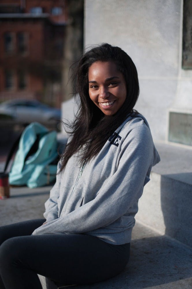 Michala Schultz, a junior studying nutrition  