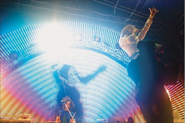 Soaking in the melody  