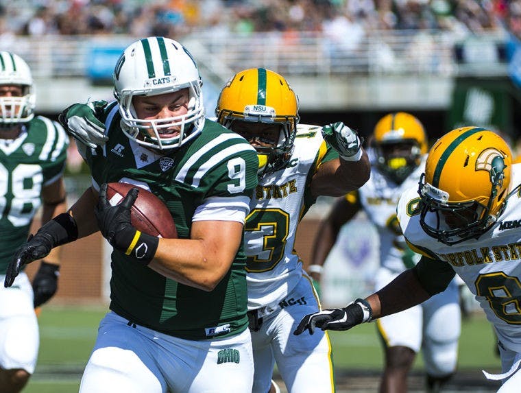 Football: Bobcats shell Spartans in second home game  