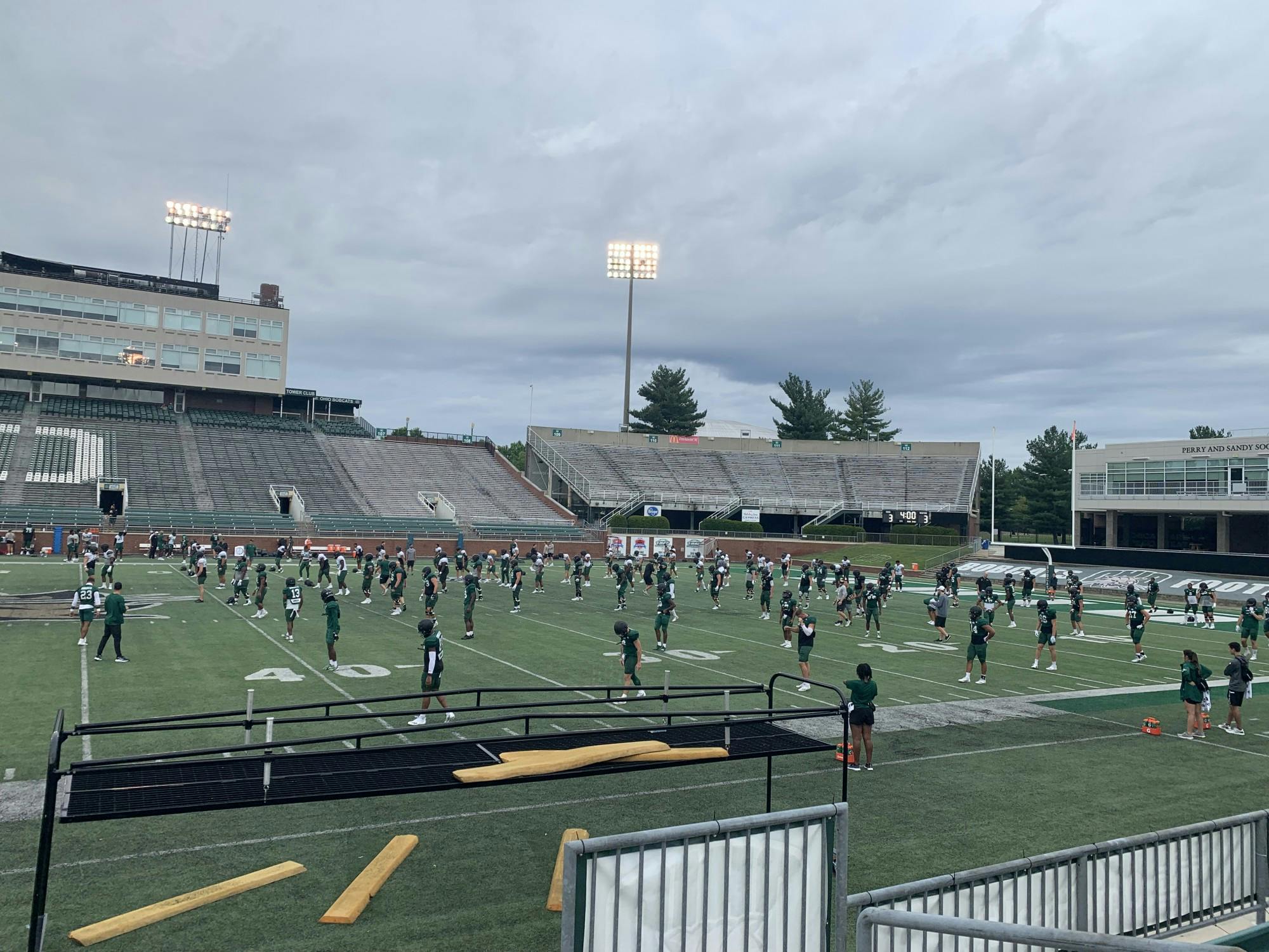 Ohio football fall camp practice 10 2021