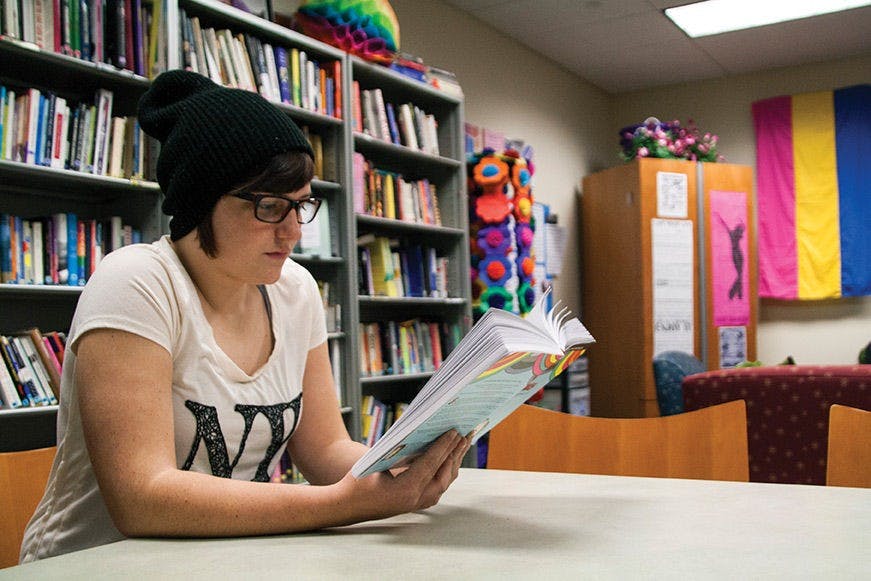 Highschoolers in LGBT Center  