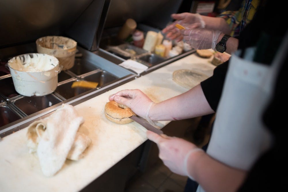 The making of the bagel  