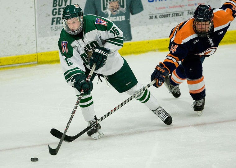Hockey: Ohio beats Robert Morris, claims first place in CSCHL standings  