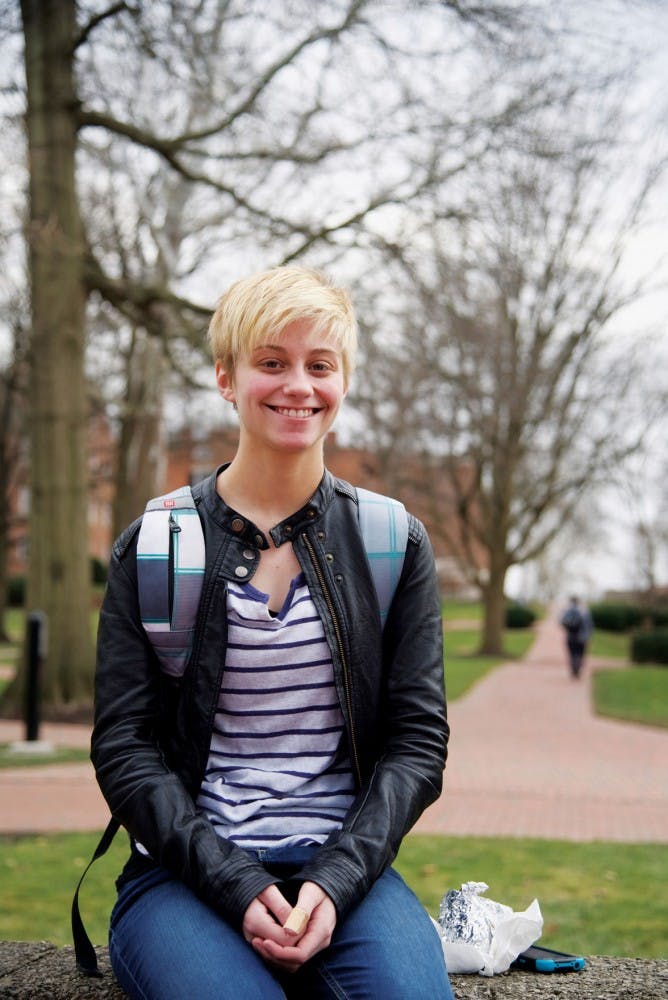 Haley Alishusky, a sophomore studying media arts and studies  