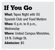 Spanish Club to host Tapas Night to raise funds, awareness for causes  