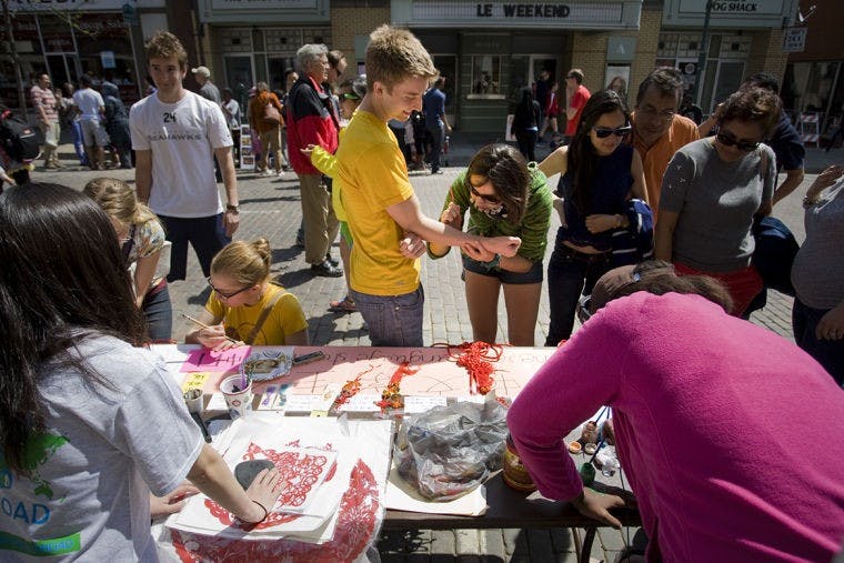 The world comes to Court Street  