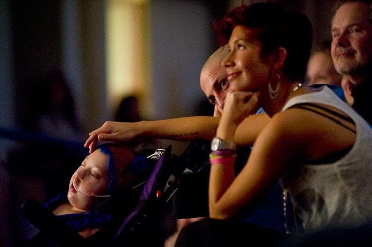 Faculty pageant's proceeds help fund 6-year-old's tumor treatment  