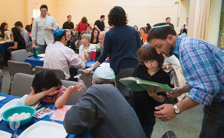 Seder feast marks commencement of Passover activities  