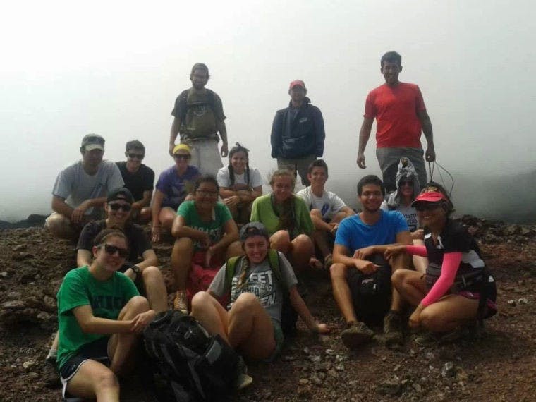 Students film in Ecuador  