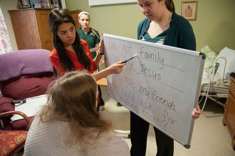 Students find gratification through 'Grace'  