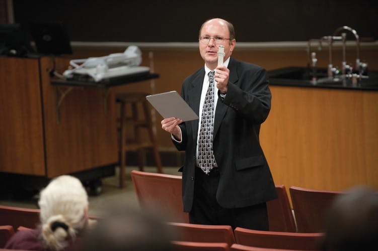 Dean candidate touts experience to lead college  