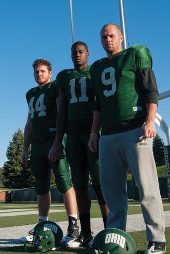 Football: Tight end trio gears up after tough loss  