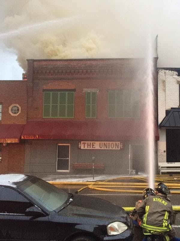 Athens Uptown Fire: Union Firehose  