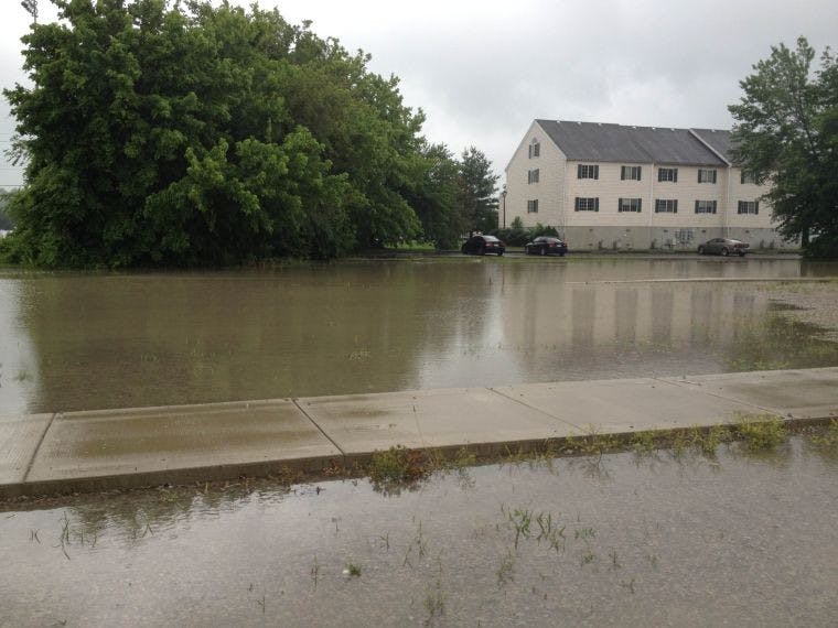 Storm floods parts of Athens, causes leak at MemAud  
