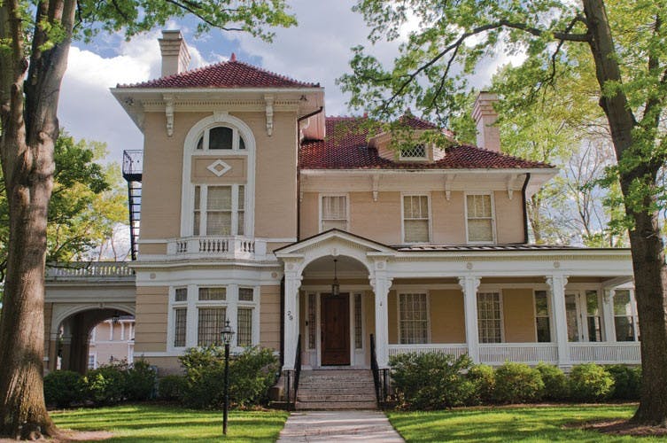 OU's Green and White House  