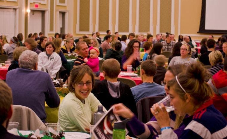 Sports analyst talks religion in 'Thankmas' celebration  