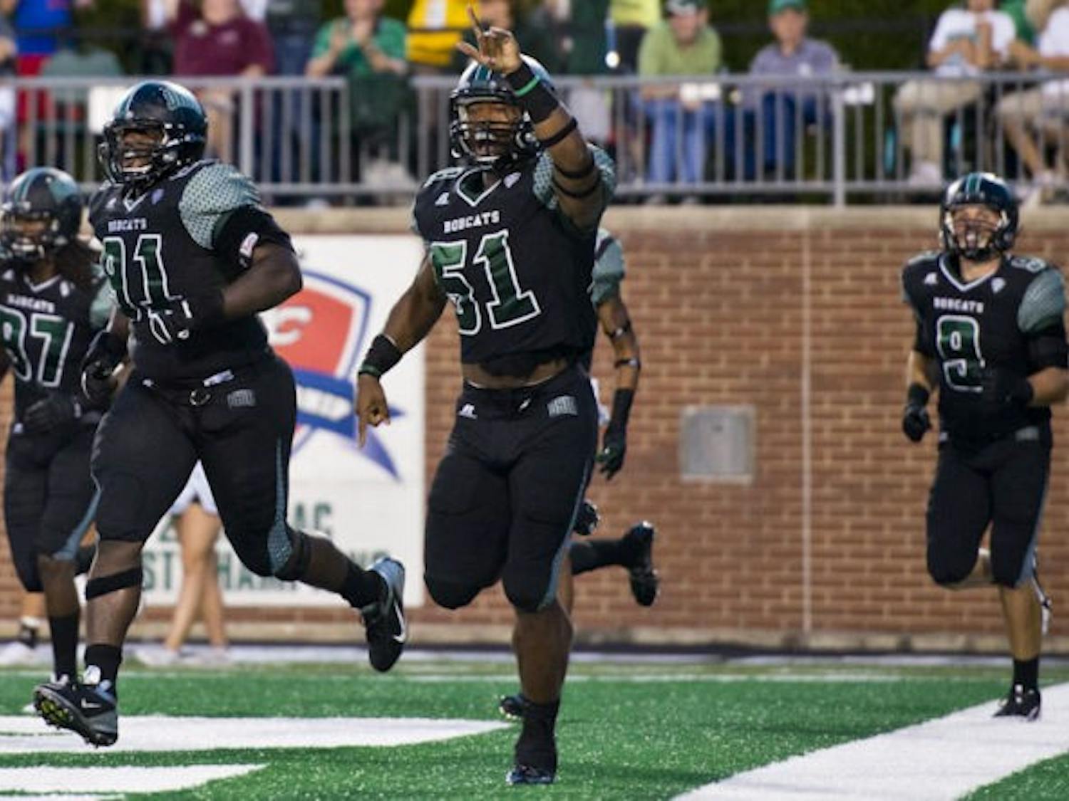 Football: Bobcats grind out victory against Mean Green during home opener  