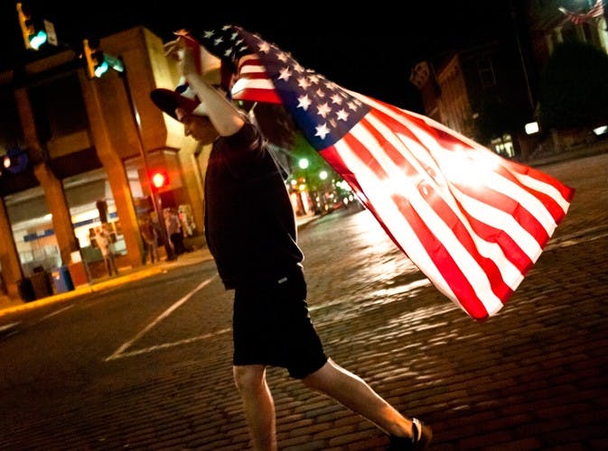 PHOTOS: Students celebrate bin Laden's death  