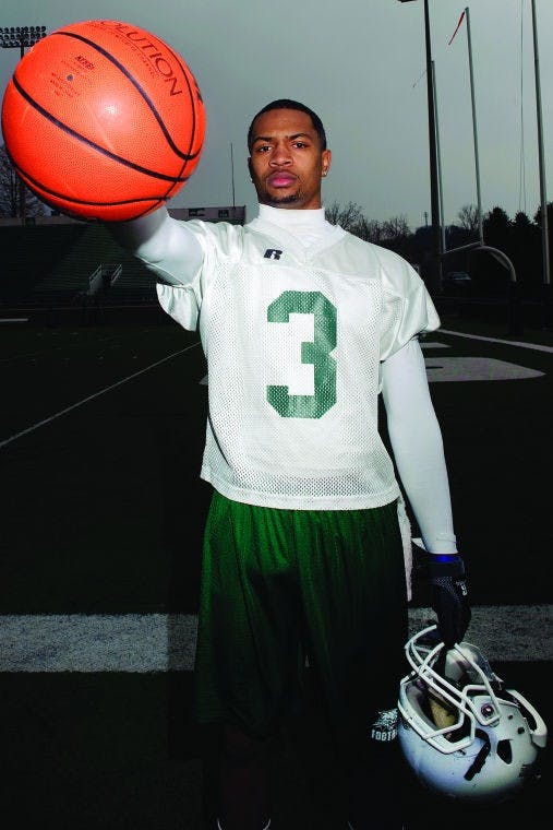 Football: Receiver employs old skills with new twist  