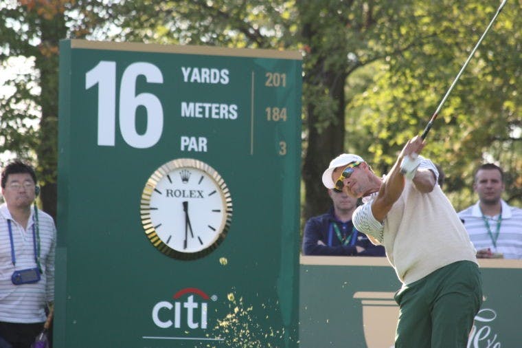 President's Cup: Second day ends with play suspended, U.S. leading  