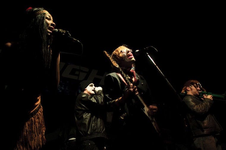 Bands rock Court Street during Halloween festivities  