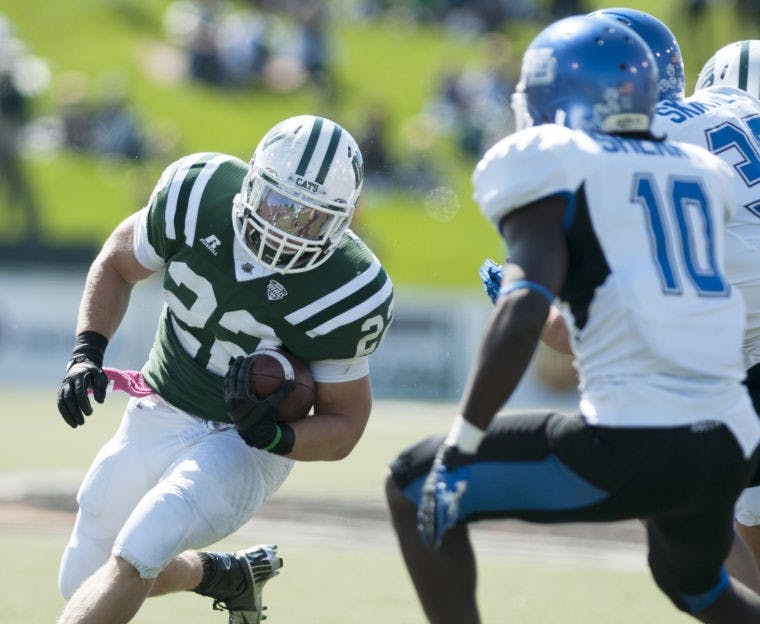 Football: Bobcats brave Bulls' backfield in win  