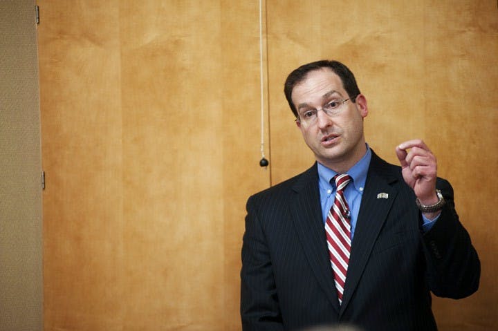 Government relations finalist evaluated during open forum  