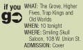 The Grove to groove with other acts at Smiling Skull  