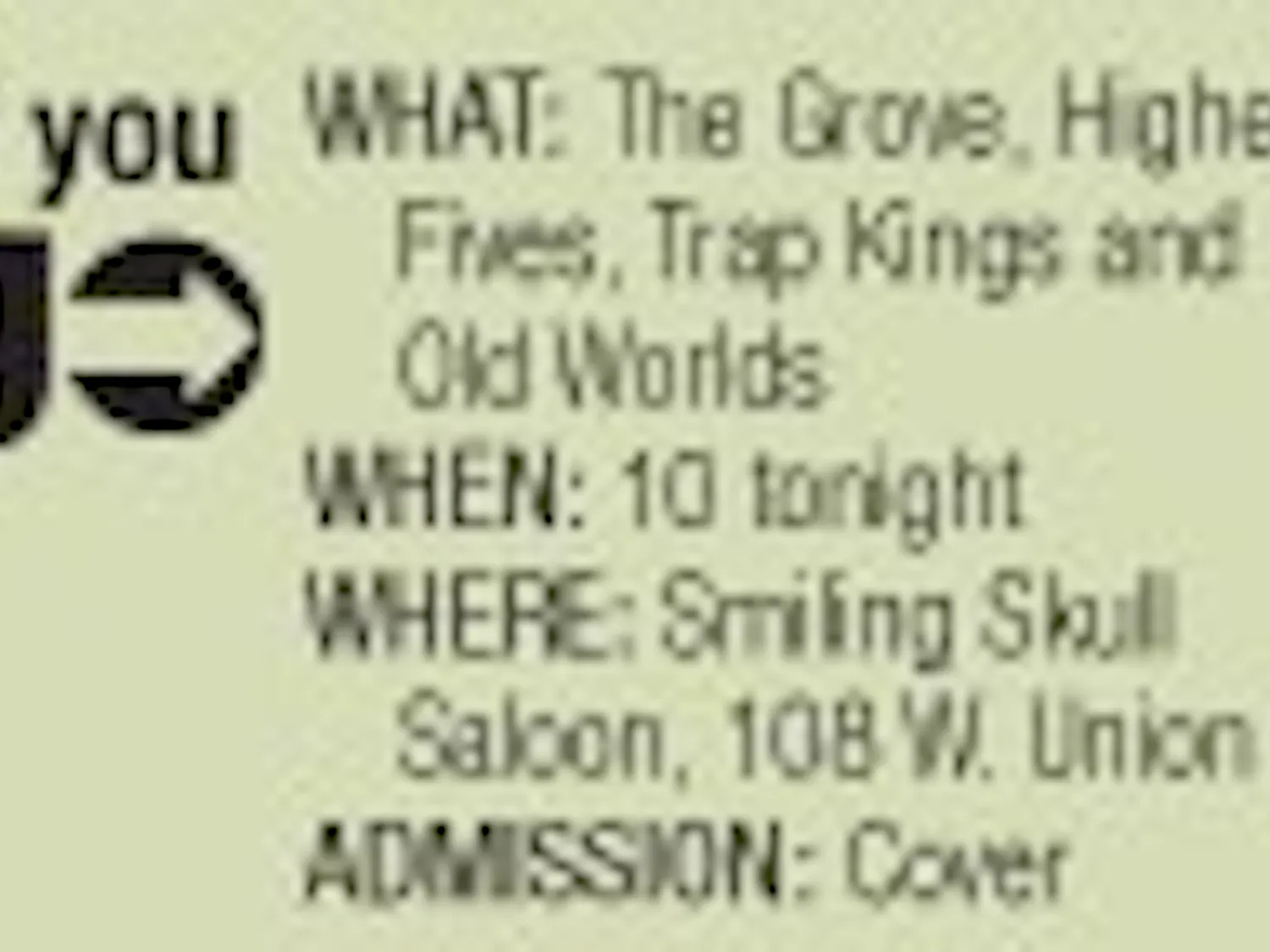The Grove to groove with other acts at Smiling Skull