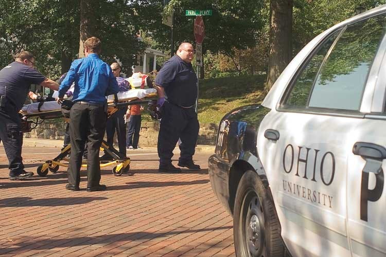 Woman allegedly hit by bus on OU campus sues university for $25,000  