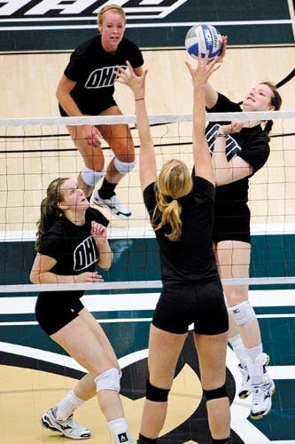 Volleyball: Ohio drops spring season opener  