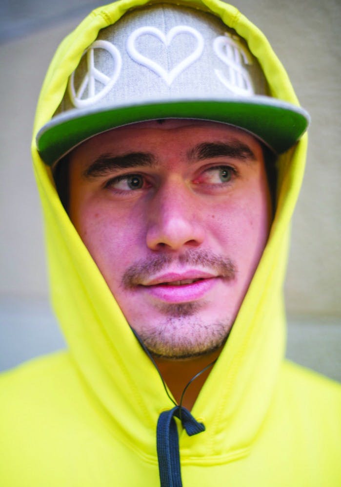 Matt Schulte, senior majoring in Health Service Admin.  