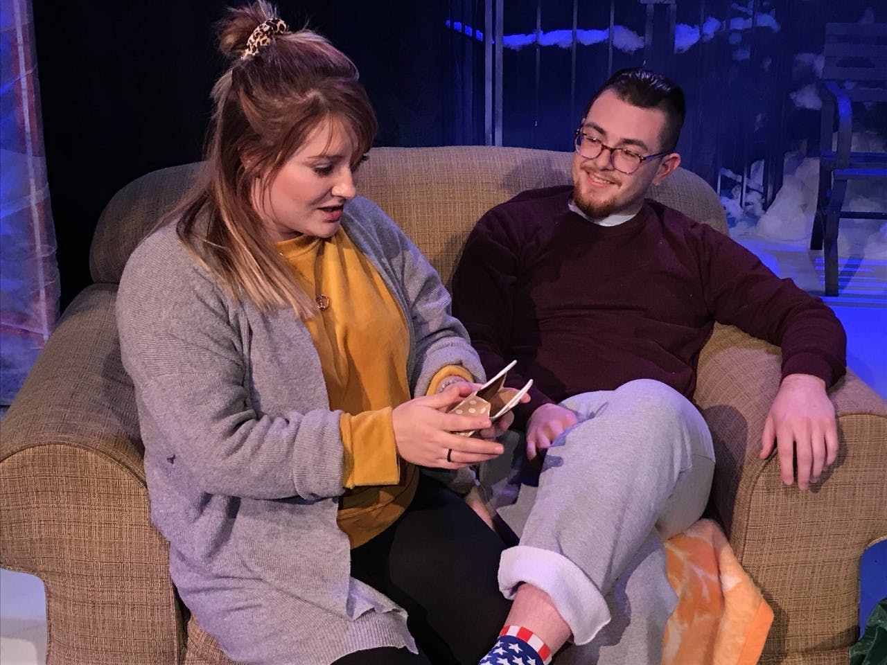 AM Rehearsal Pic Savanna Lawson and Aaron Lawson.jpg